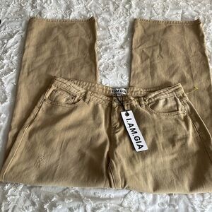I. Am. Gia sand colored jeans